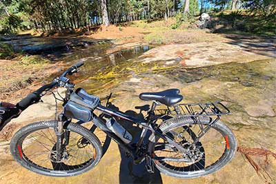 Pedalando pela Pousada Parque em São Luiz do Purunã